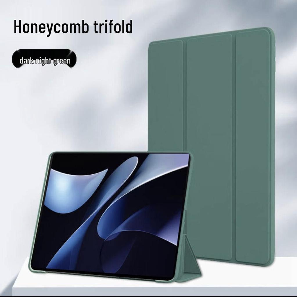 Защитный чехол для Honor Pad X9A: 10/9 12,1-дюймовый силиконовый трехскладной чехол-книжка с полной защитой, мягкий чехол для планшета