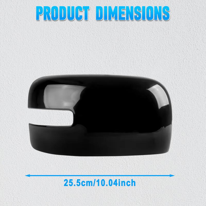 For Jeep Renegade 2016 2017 2018 Glossy Black Rearview Mirror Cover Side Door Mirror Caps 5VZ08TZZAA 5XA12TZZAA