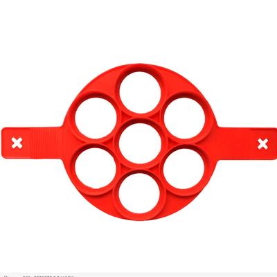 Форма для жареных яиц, формочка для блинов, силиконовые формы с антипригарным покрытием, простая эксплуатация, форма для блинов, омлета, кухонные принадлежности