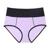 Women's High Waisted Cotton Underwear Ladies Soft Full Coverage Briefs Sports Panties Tummy Control Panty Underpants Stretch Briefs Plus Size