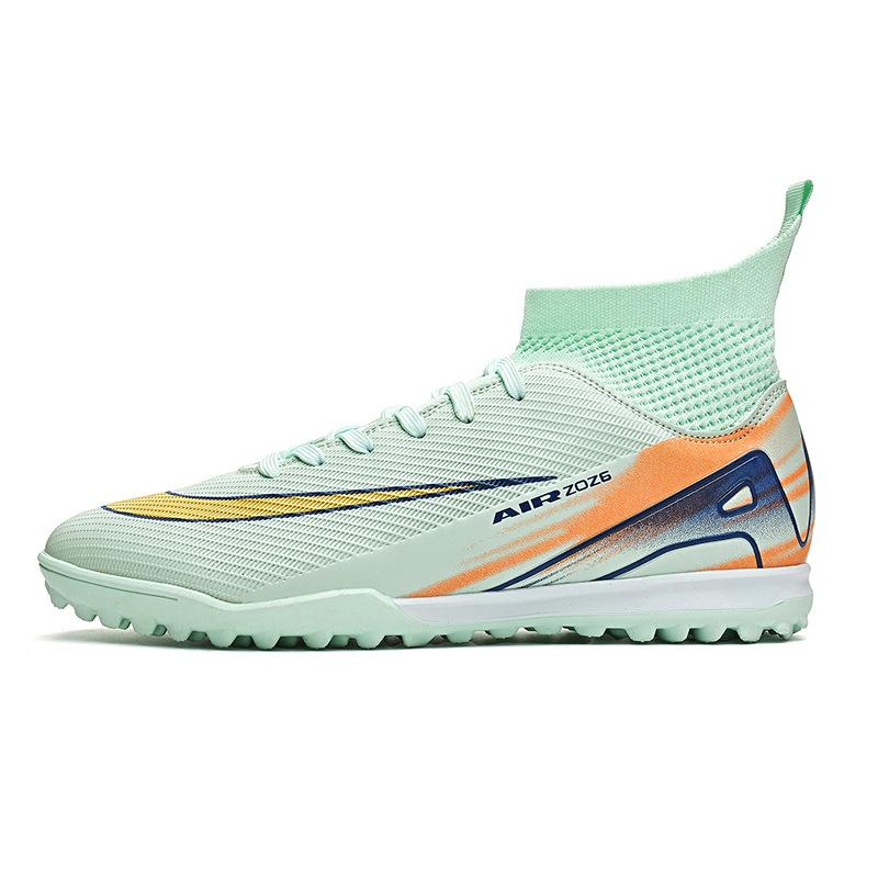 Новые Высокие Футбольные Бутсы Tf Шипы для Искусственного Газона Ag Шипы Кожаные Тренировочные Бутсы для Мужчин и Женщин