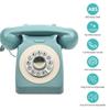 Настольный проводной телефон 80-х годов, винтажный ретро-стиль, телефонный стол, стационарный телефон, поддержка звонка, громкость