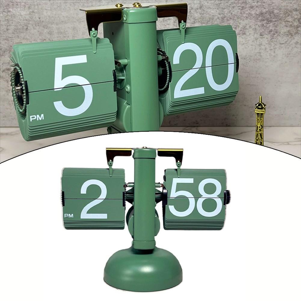 Перекидные часы ретро винтажные автоматические перекидные часы настольные часы настольные часы домашний декор