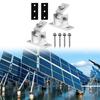 2x Solar Panel Mounting Brackets Support,Aluminum Alloy Easy Installation Screws Hardware Tilt Angle