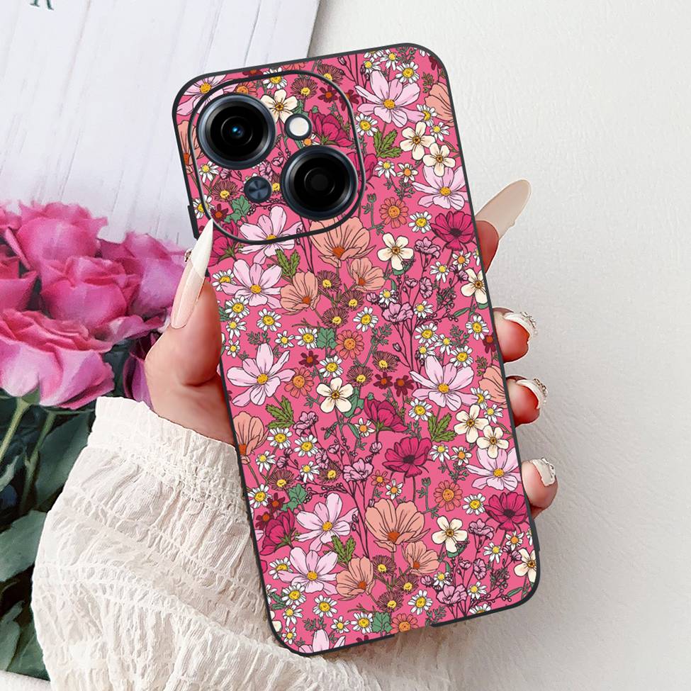 6.67'' For Tecno Spark Go 1 Case Pop 9 Cover Cute Cat Cartoon Fashion Butterfly Boy Girl Back Cover For Tecno Pop 9 Phone Case