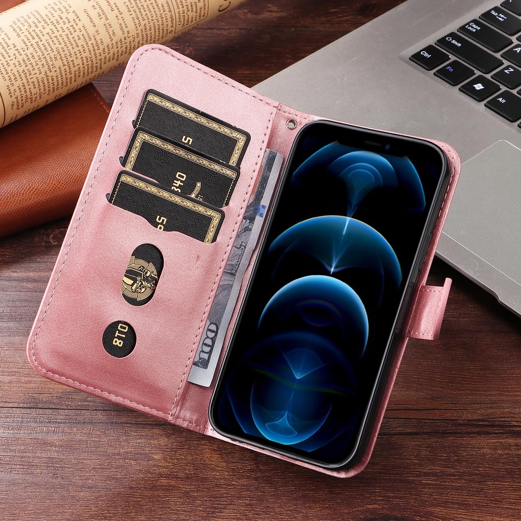 Wallet Case for Redmi A7 Pro - Leather/PU, Pink