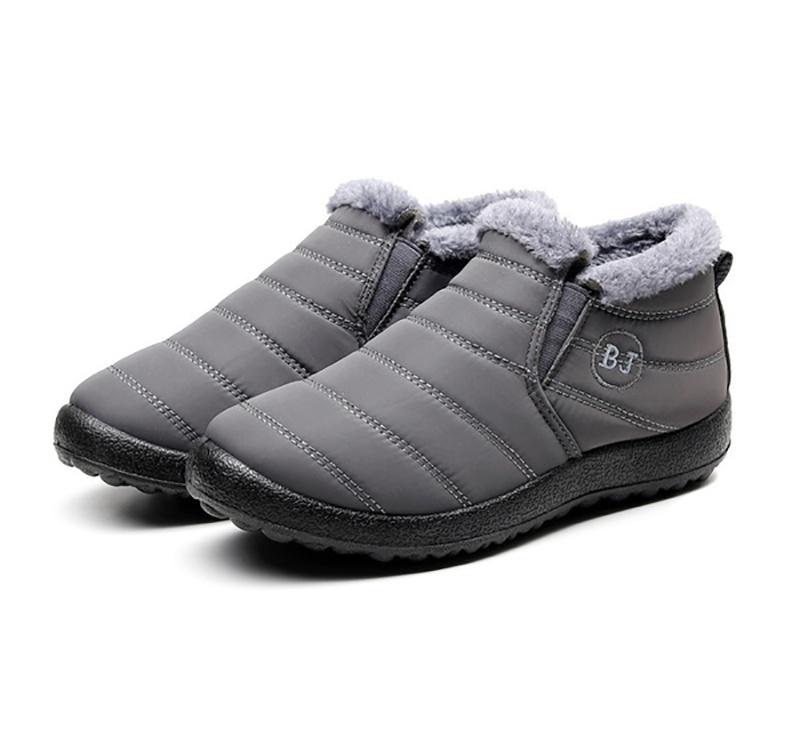 Women Men Winter Shoes Snow Boots Cotton Inside Keep Warm Waterproof Ankle Boots Waterproof Bottes