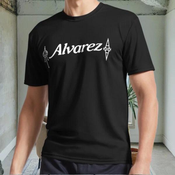 New Best Selling Alvarez G Active Logo Men's Black T shirt Funny Size S to 5XL