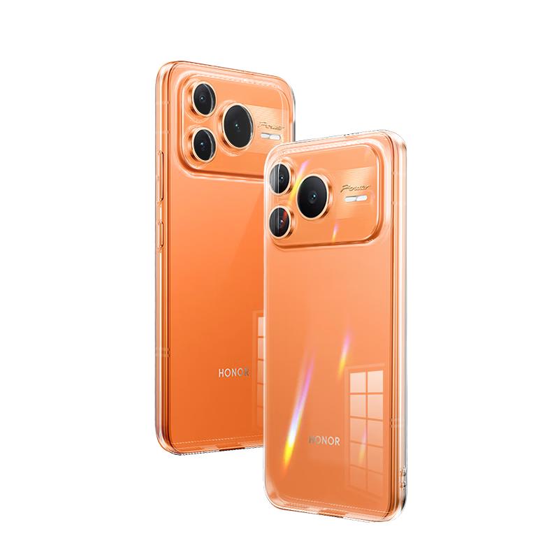 Smorss Honor Power2 Phone Case Full Coverage Lens Protection Soft Transparent Skin-Friendly Slim TPU Cover