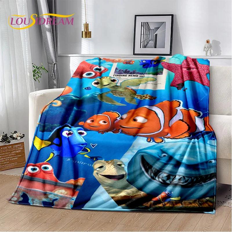 29 Style Cute Finding Nemo Cartoon Sea World Blanket,Flannel Soft Throw Blanket for Home Bedroom Bed Sofa Picnic Office Kid Gift