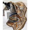 100% Natural Twill Silk Scarf for Women Neck Double Side Female Foulard Shawl Square Neckerchief Lady Hijab Bandana New Scarves