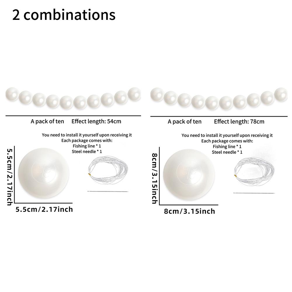 Большая гирлянда из искусственного жемчуга для свадебного фона DIY Элегантное настенное панно из бусин с подвесками-хрустальными шарами Декор свадебной арки в стиле Бохо