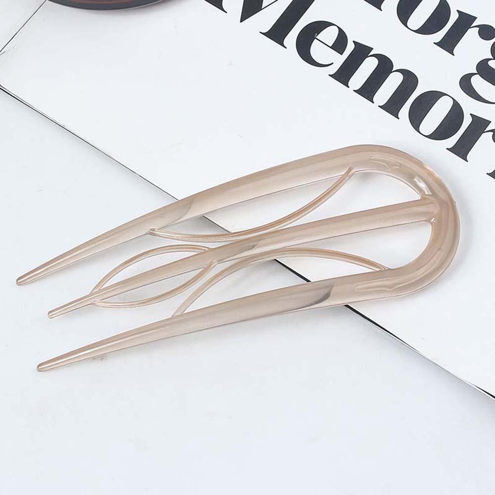 Геометрическая смола вилка для волос инструменты для прически китайский стиль ленивая заколка аксессуары для волос ретро лист U-образная палочка для волос фестиваль