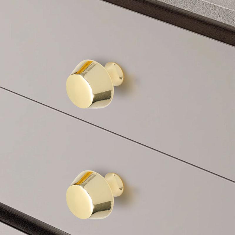 High-end Colorful Single-hole Mini Small Aluminum Alloy Handle Cabinet Drawers Knob Furniture Wardrobe Bedside Table Pull