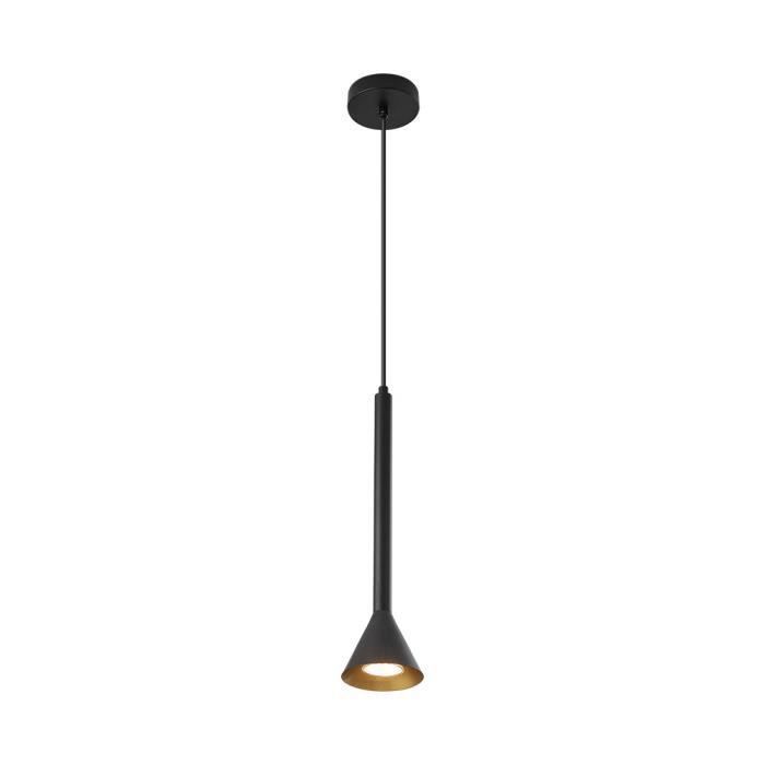 Suspension moderne noir, métal, GU10 IP20