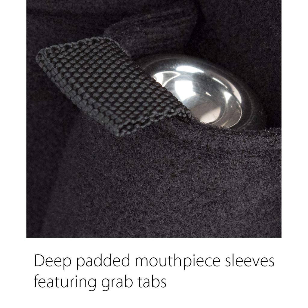 PROTEC TrumpetHorn Mouthpiece Pouch (3-Piece Capacity), Black, A219ZIP