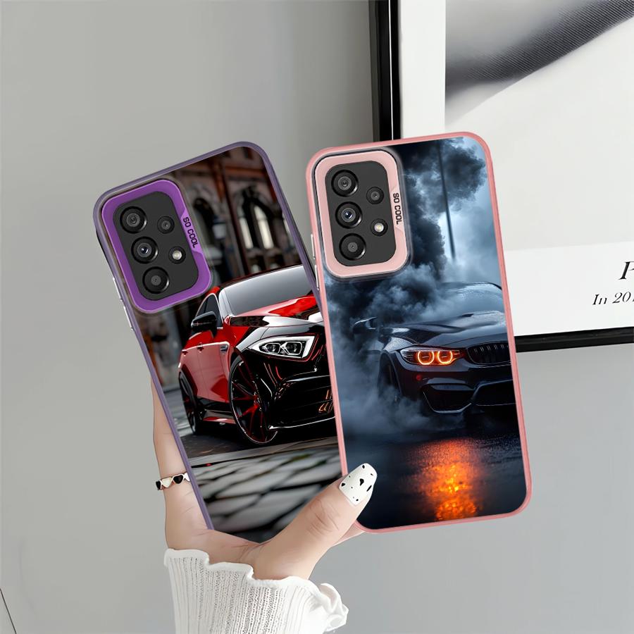 Back Phone Cover Case for Xiaomi Redmi A5 14C 10C 13C 9T 12C A1 A2 Plus 9C K60 Smoke Handsome Sports Car