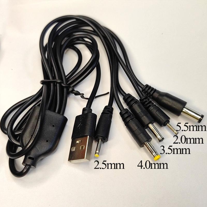 1 Set Multifunctional USB Gaming Cable 1To 5/8 Charger Connector for New3DS NDSL Wii U PSP1000/2000 - Durable Gaming Accessories