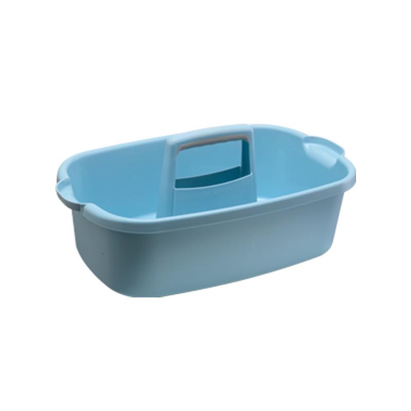 Cleaning Caddy with Handle - Portable Plastic Tote Organizer for Shower/Bathroom/Kitchen Supplies