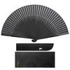 SENMAN Шелковый Складной Стильный Короткий Премиальный Складной Веер с Подарком Идеально подходит для фейерверков за границей и японских аксессуаров Тканевый Мужской Веер Высокого Качества,