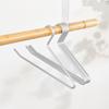 5pcs Non-Slip Metal Shirt Trouser Hook Hanger Open Ended Coat Clothes Rack Storage Wardrobe Organizers Space Saver Supplies