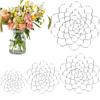 1/3/4Pcs Flower Holder Stainless Steel Flower Arrangement Holder Reusable Flower Arranging Tool for Home