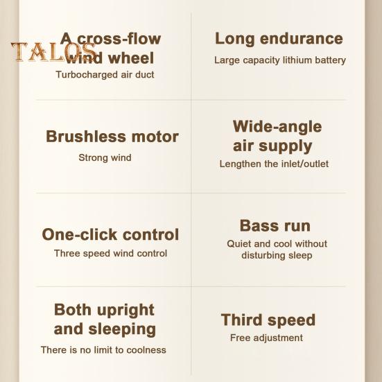 Portable Tower Bladeless Fan Air Conditioner with 3 Speeds Strong Airflow Quiet Operation Vertical Horizontal Desk Fan