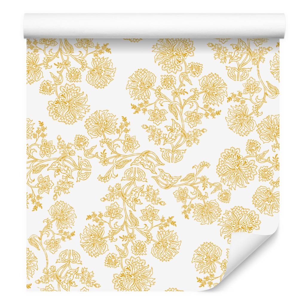 Cream Flowers Wallpaper, Small Detail for Living Room and Bedroom 50x1000