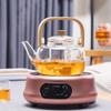 1000ML Glass Teapot Portable Wood Handle Glass Kettle Heat-Resistant Transparent Tea Pot Home Coffee Tea Bottle Kitchen Supplies