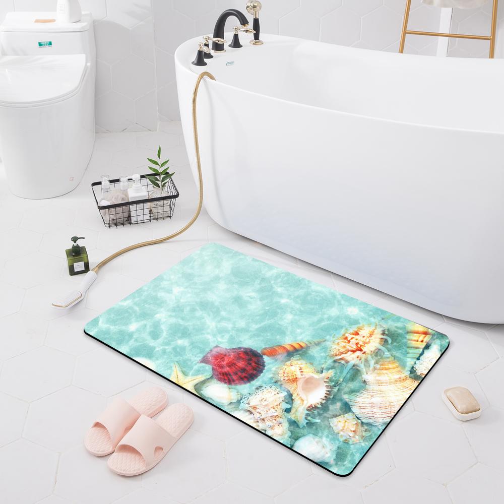 Впитывающий нескользящий коврик для ванной комнаты, дверной коврик, туалетный пол, душевая комната, коврик для ванны, кухонный коврик