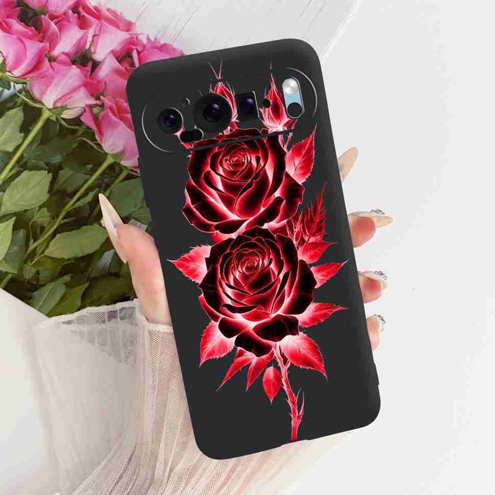 For Google Pixel 9 5G G2YBB Case Butterfly Painting Silicone TPU Black Cover For Google Pixel9 5G GUR25 G1B60 Bumper Shell