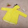 Милый плащ-дождевик из ПВХ с рисунком динозавра для детей, для мальчика и девочки, мультяшный дождевик, желтый, L