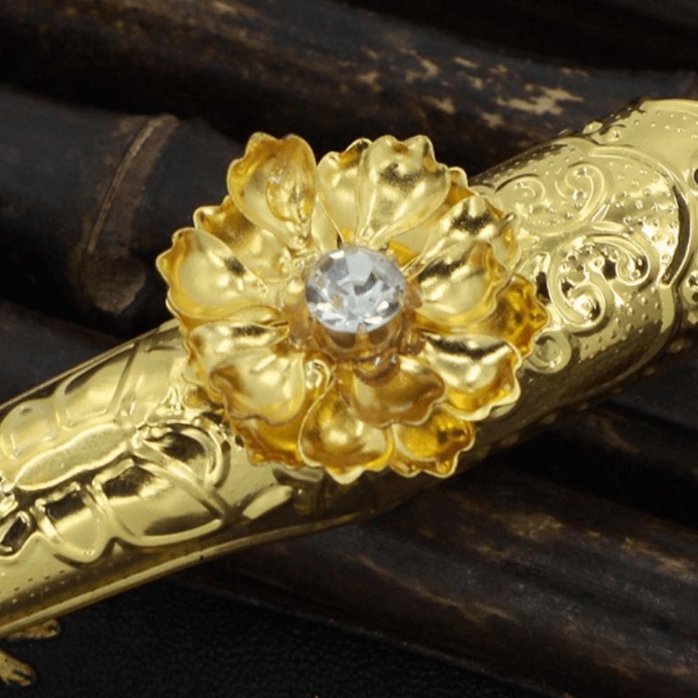 10PCS Antique Style Fingertip Nail Ring Hollow Design Finger Ring Cosplay Jewelry Dance Performance