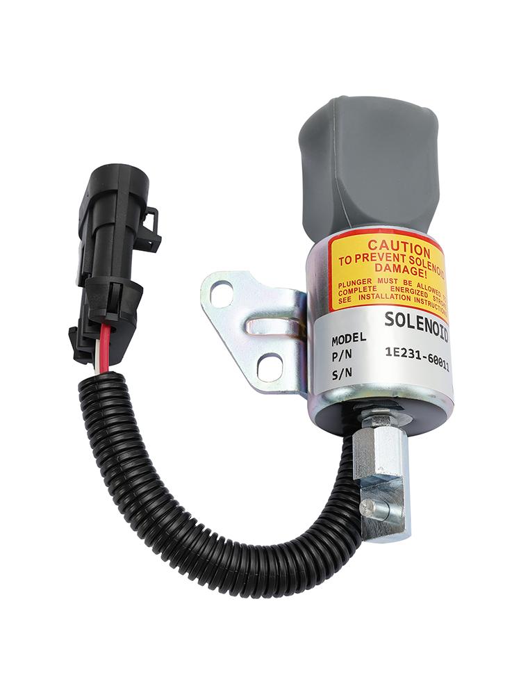 1E231-60011 Fuel Shut Down Solenoid For Kubota V2203 D722 D902 Engline M8200