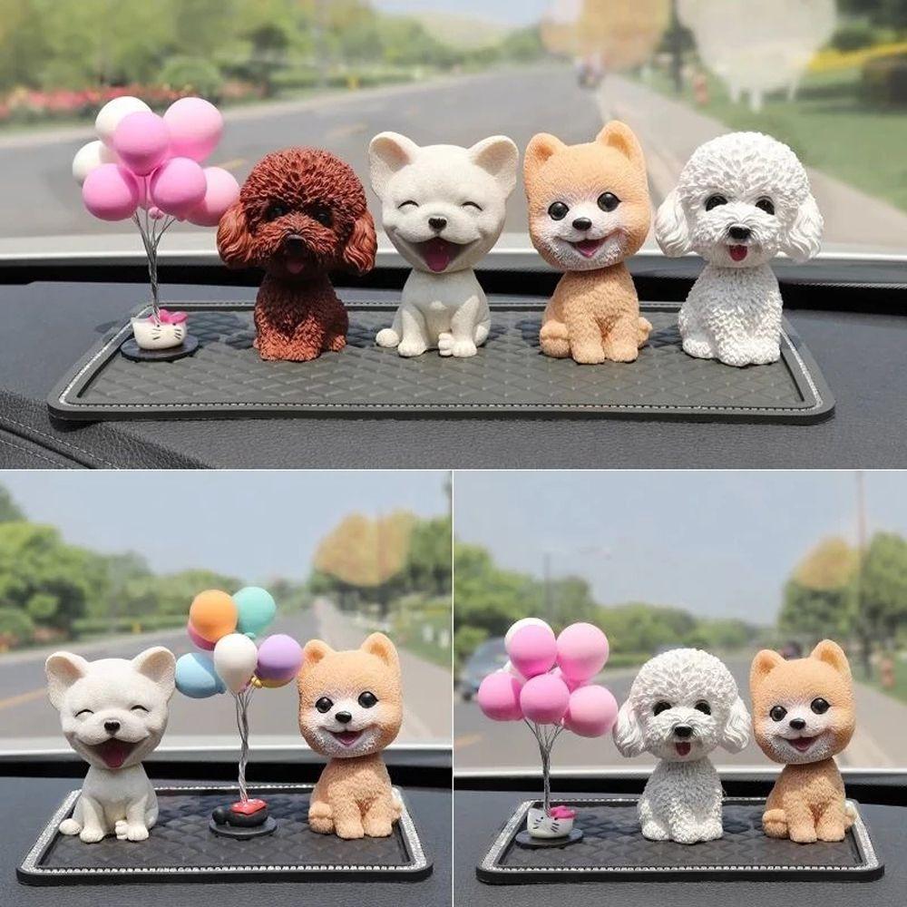 Dog Decoration Gift Resin Bobblehead Dog Shaking Head Dog Nodding Puppy Toys Car Ornaments