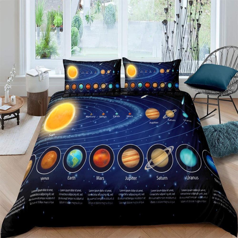 Комплект постельного белья Galaxy Duvet Cover Love Heart Shaped Cloud, размер King Queen для мальчиков, девочек, подростков, комплект постельного белья с наволочкой