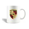 Керамическая кружка - Porsche - Автомобиль - 30cl - Белая - Подходит для мытья в посудомоечной машине