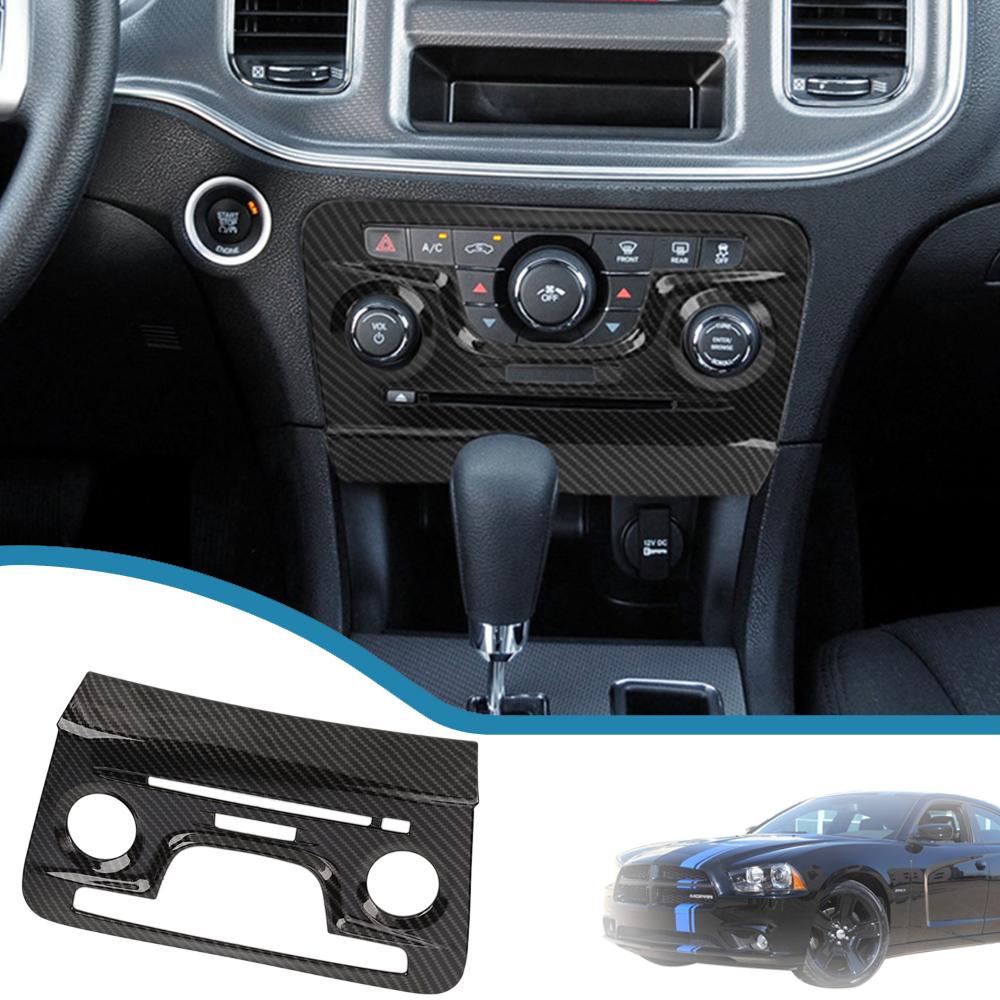 Автомобильный кондиционер, центральная панель управления, декоративная крышка для Dodge Charger 2011 2012 2013 2014, внутренние молдинги