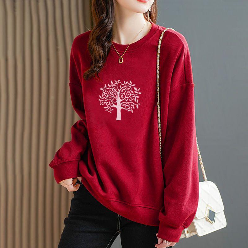 Весенне-осенний женский пуловер, толстовка с теплым низом и верхом, свободная толстовка с капюшоном для женщин