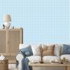 Geometric rhombus wallpaper, azure and white, azure background, 50x1000