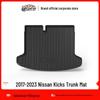 Экологичный водонепроницаемый коврик в багажник из TPE для Nissan KICKS 2017-2023 годов выпуска