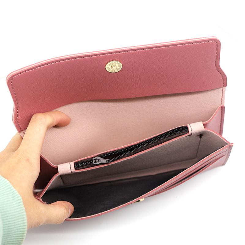 Fashion Butterfly Wallet Women PU Leather Small Clutch Casual Lady Coin Purse Card Holder Female Handbag CLE