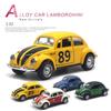 1/32 Scale Beetle Alloy Car Diecasts Metal Classic Toy Model with Pull Back Function Vehicles for Child Gifts