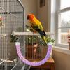 Bite Resistant Parrot Climbing Perch Suction Cup Hanging Bird Swing Bird Swing Toy  Bird Cages