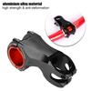 Mountain Bicycle  17 Degree Alunimium Alloy Bike Tube Stem 31.8mm Replacement (Black)