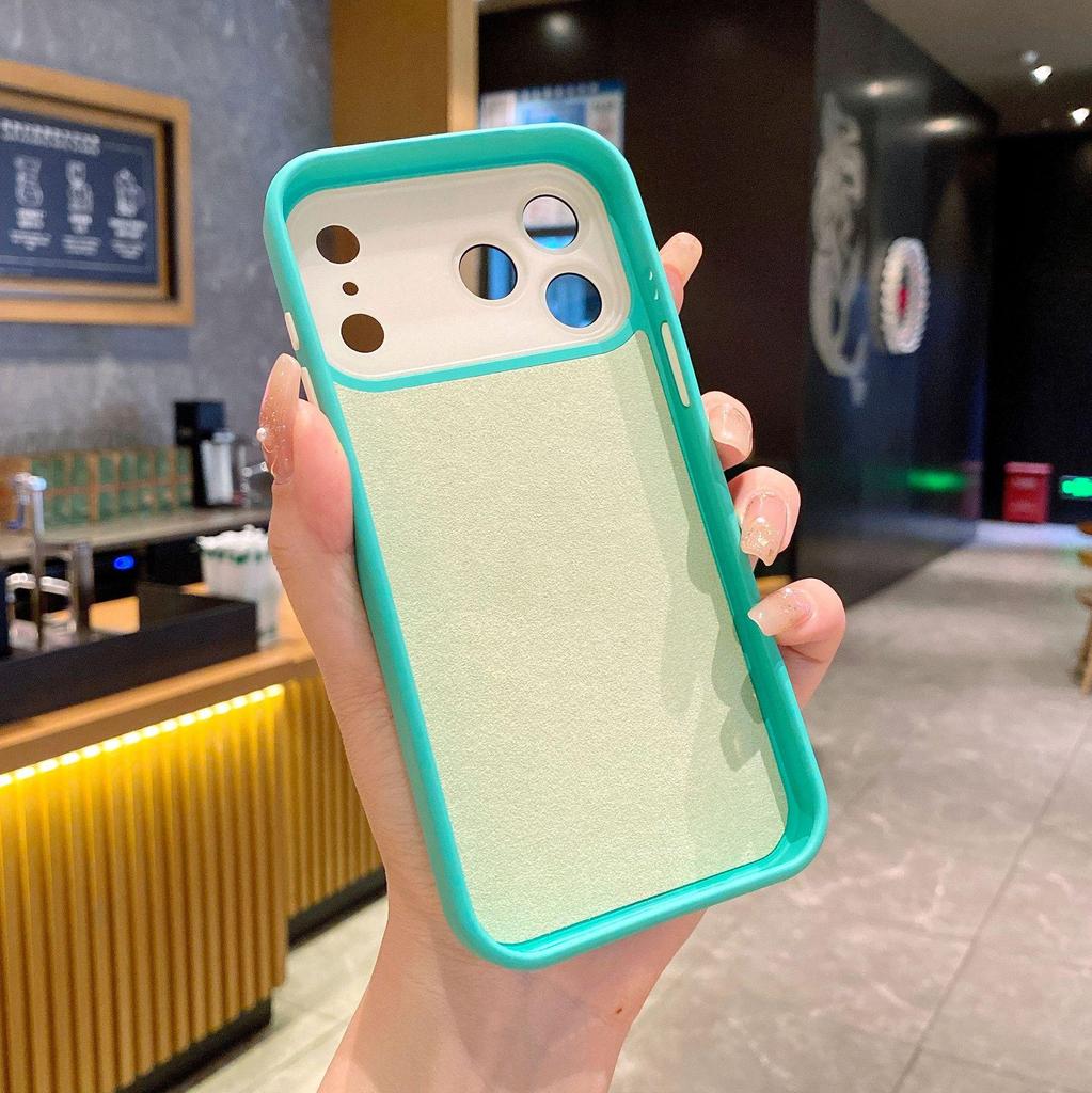 Чехол Dopamine Color Block для iPhone 17 с жидким покрытием - Полное покрытие для Apple 16 Pro Max