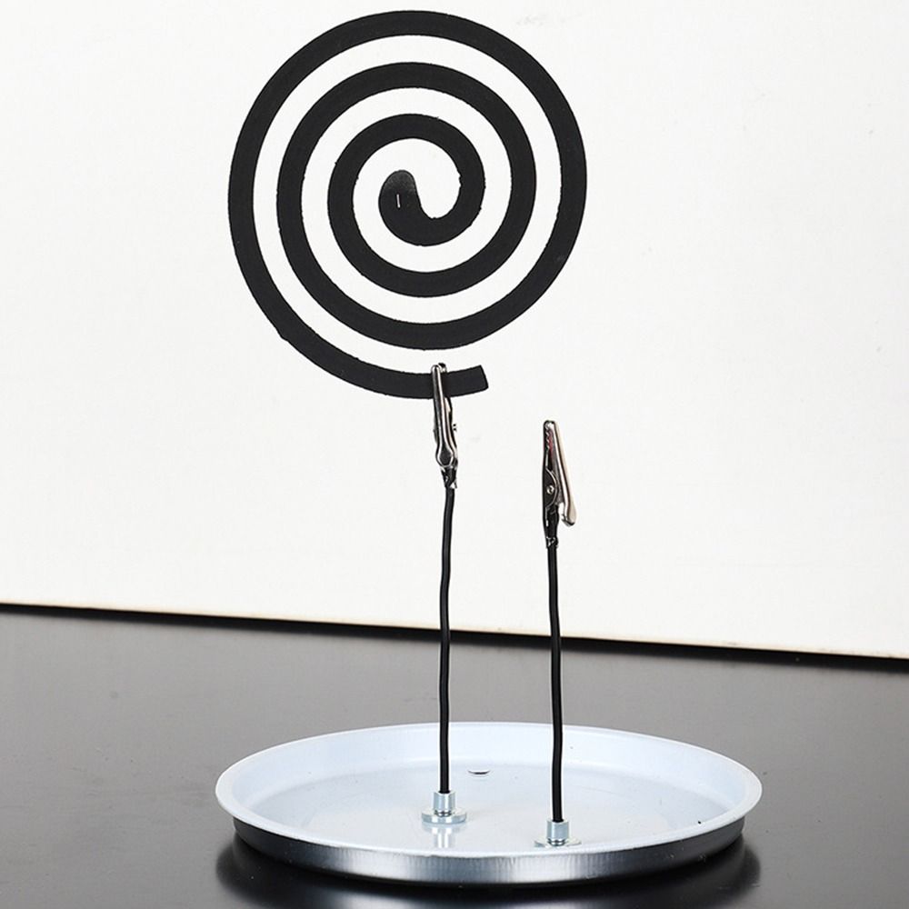 Подставка для москитных спиралей из нержавеющей стали Многофункциональная деревянная подставка для благовоний для дома и улицы