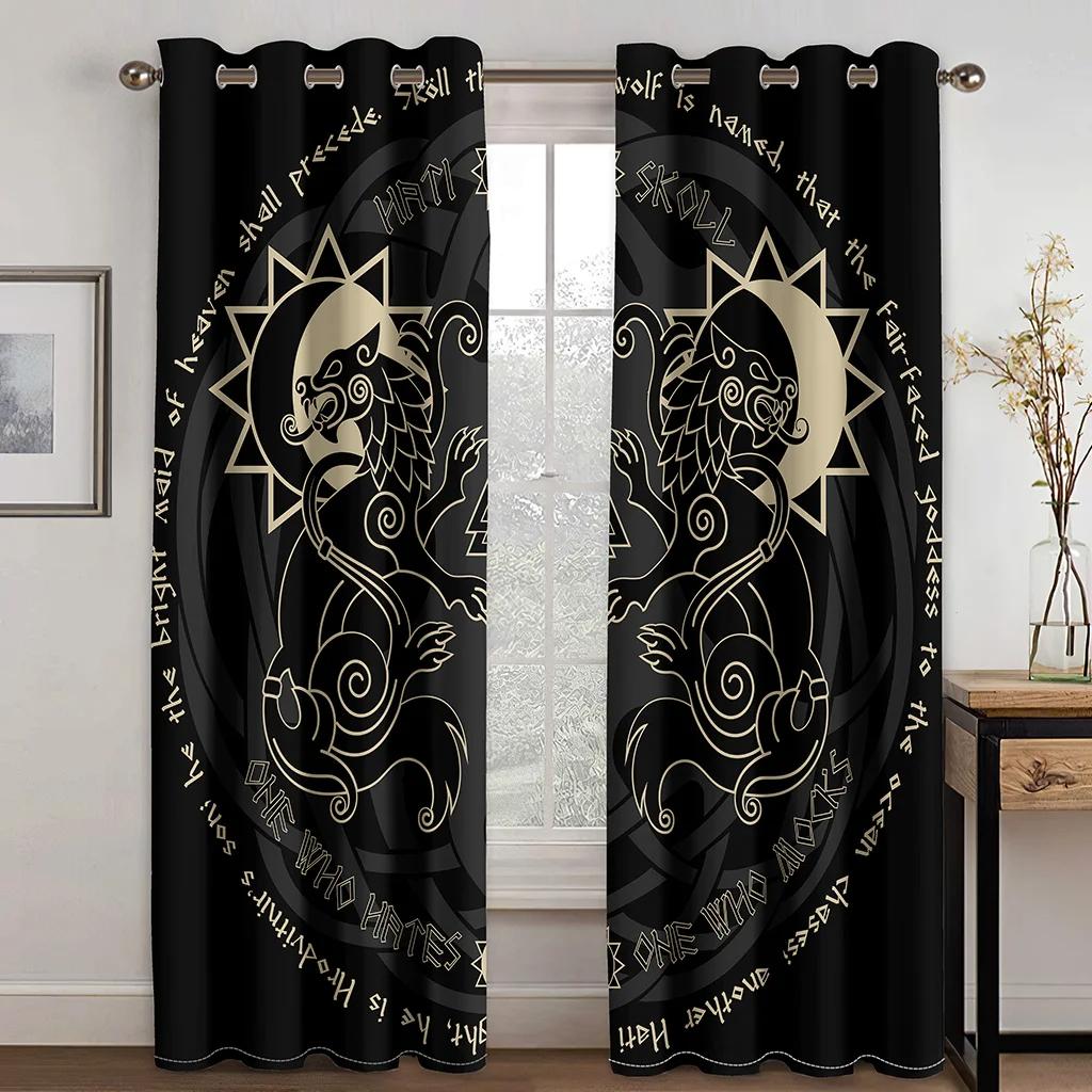 Tarot Mancha Духовные Роскошные Затемняющие Шторы для Спальни Гостиной Ванной Кухни Двери Высокое Затемнение Новая Мода