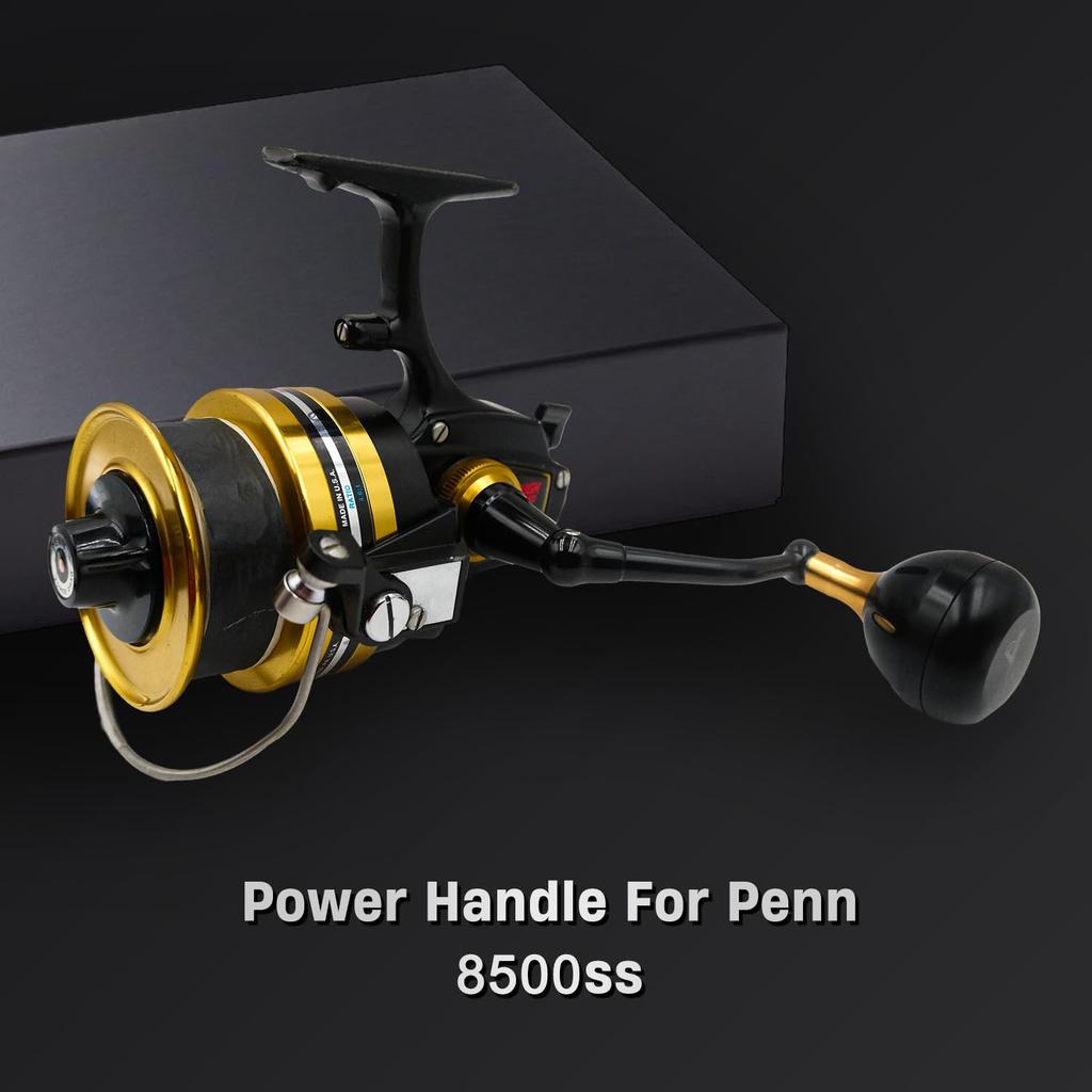 JINOHNAMILL 76mm Power Handle for Penn Spinfisher 750SS and 850SS Reels, Plug and Play