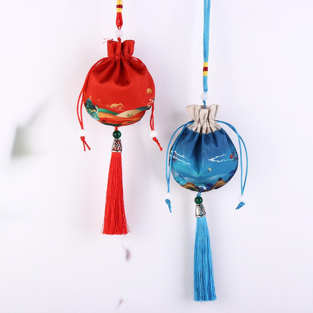 Multi Color Necklaces Case Women Jewelry Bag Chinese Style Storage Bag Purse Pouch Empty Sachet